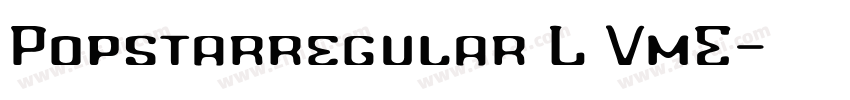 Popstarregular L VmE字体转换